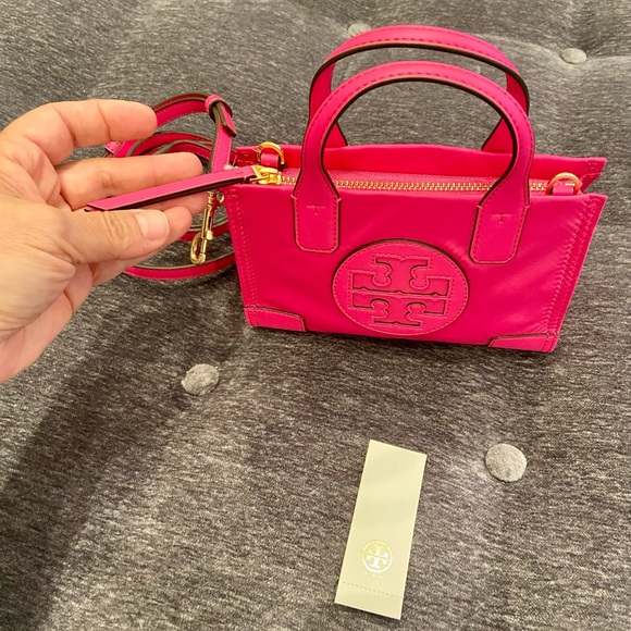 NWT authentic Tory Burch Ella Micro Tote - Picture 16 of 17